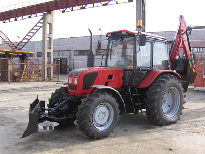 Экскаватор-бульдозер ЭО-2621-01 на базе промышленного трактора Беларус МТЗ-92П