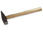 Молоток слесарный, 600 г, квадратный боек, деревянная ручка// Россия