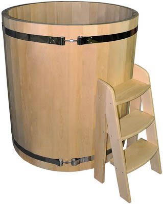 кедровая купель круглая ванна деревянная