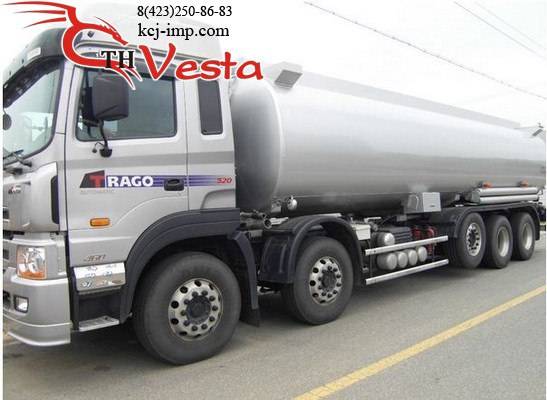 бензовоз на базе грузовика Hyundai  Trago 24 тонны 2011 года