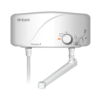 Бытовой проточный электрический водонагреватель Timberk Primalux WHEL-3 OC, мощность 3,5кВт, с краном