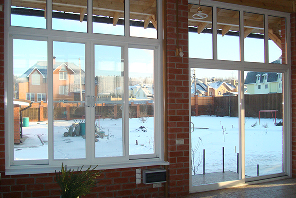 Раздвижные окна из стеклокомпозита серии ФГК-600
