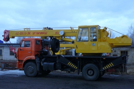 КС-3577-3К 16 тонн на шасси КАМАЗ-43253А3