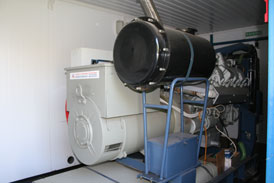 Дизельная электростанция АД-200 в блок-контейнере ( АД200, АД 200  дизельгенератор генератор подстанция )