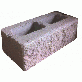 Стеновой блок "под рваный камень" 390х190х190