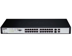 Коммутатор D-Link DES-3200-26 24-Port 10/100Mbps+ 2 Combo 1000BASE-T/SFP L2