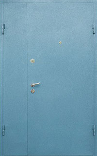 Тамбурные двери с отделкой Покрас нитроэмалью-Винилискожа