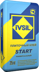 Плиточный клей универсальный IVSIL START / ИВСИЛ СТАРТ
