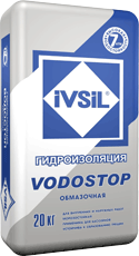 Обмазочная гидроизоляция ИВСИЛ ВОДОСТОП / IVSIL VODOSTOP