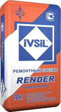 Универсальная ремонтная смесь - промышленный пол IVSIL RENDER / ИВСИЛ РЕНДЕР