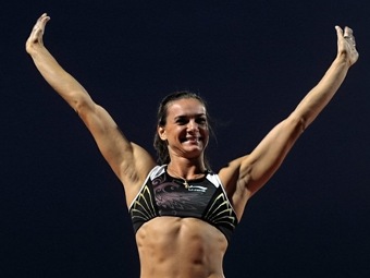 Исинбаева одержала победу на легкоатлетическом финале в Греции