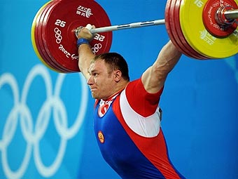 Российский тяжелоатлет выиграл серебро Олимпиады-2008