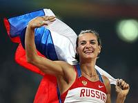 Исинбаева установила мировой рекорд на Олимпиаде