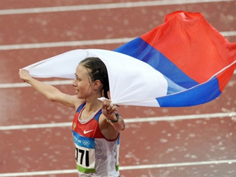 Российская легкоатлетка выиграла золото Олимпиады