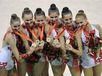 Сборная России по художественной гимнастике выиграла золото Пекина