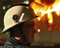 Крупный пожар на электроподстанции 'Чагино' в Москве
