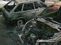 В Москве сожжены еще четыре автомобиля