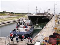 У расширенного Панамского канала проблемы с габаритами: третье судно за месяц врезалось в стену 