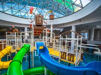 Самый большой в России крытый аквапарк за 4,5 млрд рублей открылся в Новосибирске