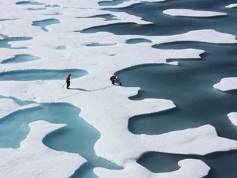 На Северном полюсе побит температурный рекорд