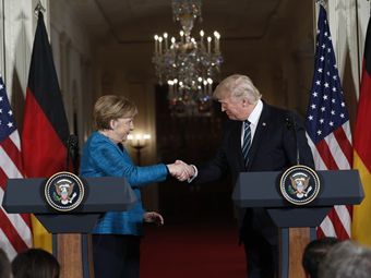 Трамп и Меркель при первой встрече продемонстрировали настрой на сохранение партнерства
