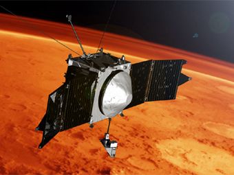 Зонд НАСА нашел "реки" из металлов в атмосфере Марса