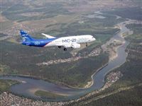 В Иркутске состоялся первый полет нового пассажирского лайнера МС-21