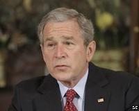 Дж.Буш сравнил с "похмельем" ситуацию на финансовом рынке США 