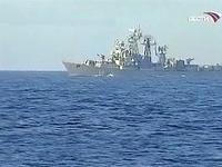 Российские корабли затопили грузинский ракетный катер