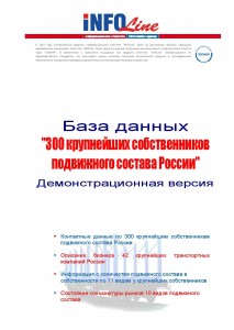 База данных "300 крупнейших собственников подвижного состава России"