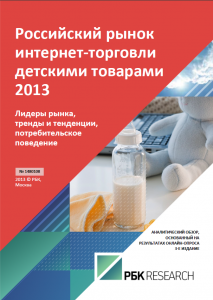 Российский рынок интернет-торговли детскими товарами 2013