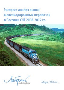 Экспресс-анализ рынка железнодорожных перевозок в России и СНГ 2008-2012 гг.