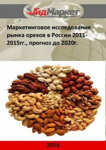 Маркетинговое исследование рынка орехов в России 2011-2015гг., прогноз до 2020г. (с обновлением)