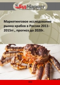 Маркетинговое исследование рынка крабов в России 2011-2015гг., прогноз до 2020г. (с обновлением)