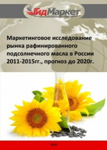Маркетинговое исследование рынка рафинированного подсолнечного масла в России 2011-2015гг., прогноз до 2020 г. (с обновлением)
